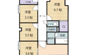 スカイハイツ島崎Ⅱ　１０１号室